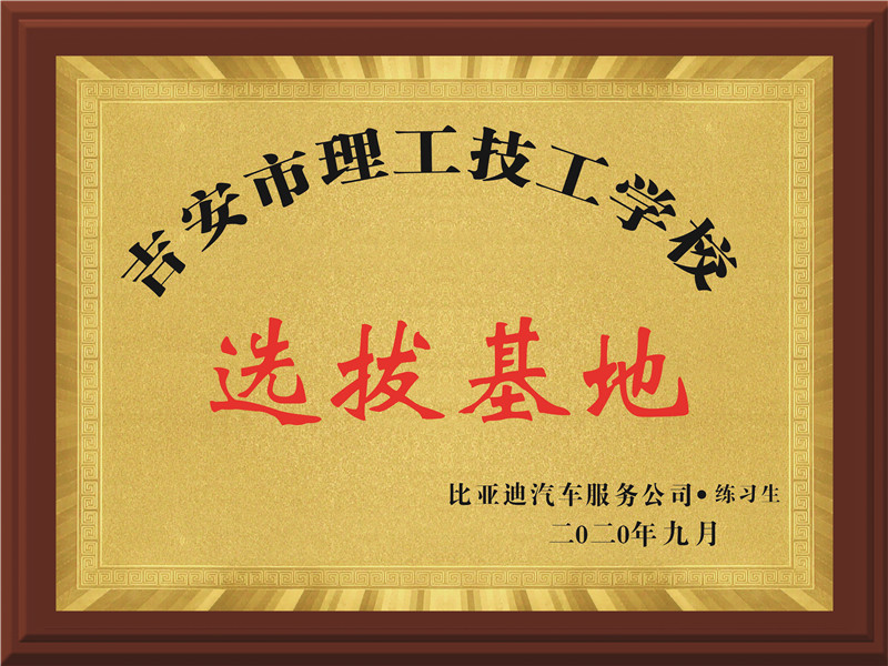 比亞迪汽車(chē)服務(wù)公司選拔基地